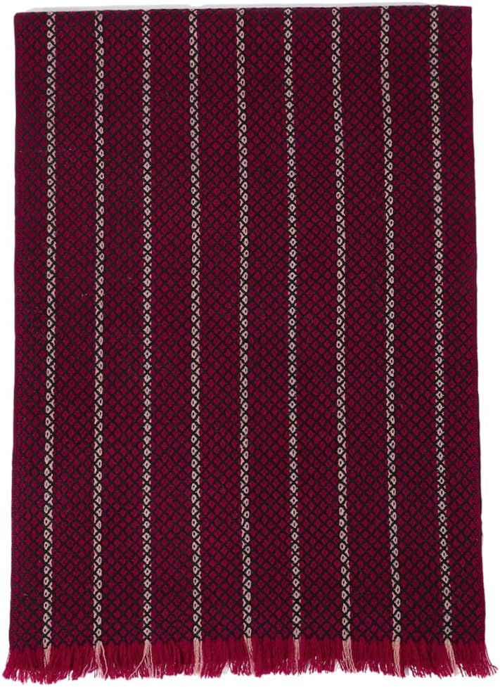 SKNSOFT Winter Wool Plaid Scarf for Men,Women Fashion Tartan Wrap Checkered Scarves - Image 2